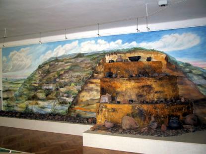 Terehalom, részlet a Túrkeve földje és népe természetrajzi-régészeti kiállításból