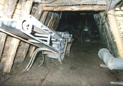 Taste of the underground section of the mine