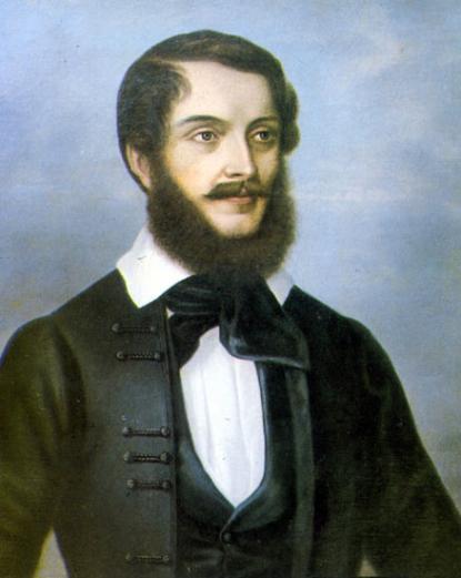 Albert Fay: portrait of Lajos Kossuth