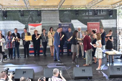 Múzeumok Majálisa, oklevél átvétel Múzeumok Majálisa, oklevél átvétel