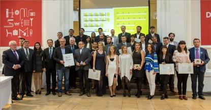 Díjazottak és a díjak átadói a Magyar Formatervezési Díj és a Design Management Díj átadóünnepségén