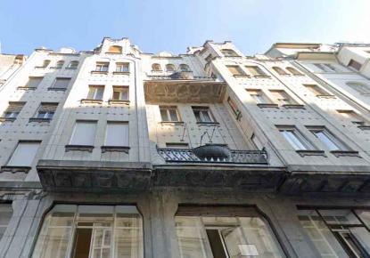 A budapesti Vermes-bérház homlokzatának részlete