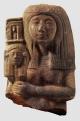 Újbirodalom (18. dinasztia, i.e. 1350 körül), Előkelő nő szobortöredéke: (i.e. 1350 körül), homokkő, 34 cm