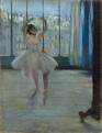 Edgar Degas (1834 Párizs-1917 Párizs)<br>
Fényképésznek modellt álló táncosnő, 1875