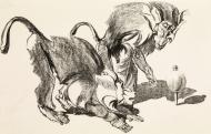 Bild: Imre Simay, Spielende Affen II. / Játszó majmok, 1900