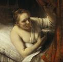 Hendrickje ágyban (1647)