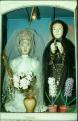 Szent Anna és Mária házfalba épített szobrocskái, Matraderecske