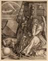 Albrecht Dürer: Melenkólia I., 1514, Rézmetszet, 238 × 185 mm\r\n\r\n