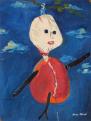 Anna Margit (1913–1991): Akasztott bábu, 1956, vászon, olaj, 31×24,5 cm