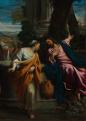 Annibale Carracci: Jézus és a samáriai nő a kútnál