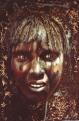 Bihari Andrea (Ynda) : Afrika szelleme, olaj-vaslemez, 65x45 cm\r\n