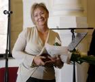 Borboláné Szakács Mária gazdasági osztályvezető a díjátadón