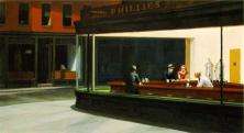 Edward Hopper: Éjjeli baglyok, 1942.