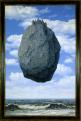 René Magritte: Kastély a Pireneusokban, 1959; Olaj, vászon; 200 × 145 cm; Harry Torczyner (New York) ajándéka az American Friends of the Israel Museumnak