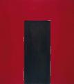 Reigl Judit: Bejárat-Kijárat, 1988, 220 x 195 cm, vegyes technika, vászon