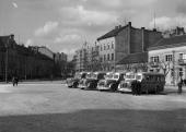 22-es buszok a Széll Kálmán téren, 1941.