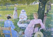Théo Van Rysselberghe: In July - before noon or The orchard