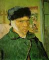 Van Gogh: Bekötött fülű önarckép, 1889