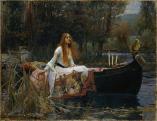 John William Waterhouse (1849-1917): Shalott kisasszonya, 1888, olaj, vászon