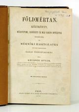 Krusper István: Földmértan (1869)