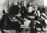 Ferenc Liszt, Mihály Mosonyi, Kornél Horány , Antal Augusz and Ede Reményi