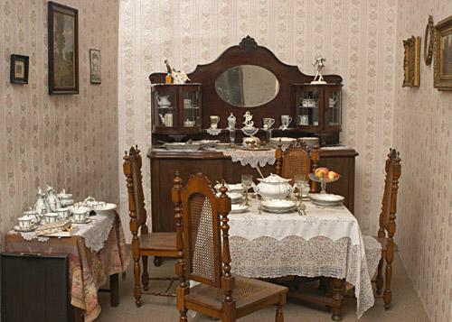 Detail of a Dining Room of a Civic Flat