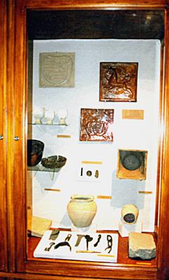 Detail of the material of the museum