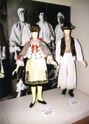 Croatian male and female costume