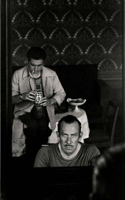 Moszkva, 1947 Robert Capa és John Steinbeck<br>© Robert Capa felvétele, International Center of Photography, Magyar Nemzeti Múzeum gyűjteménye