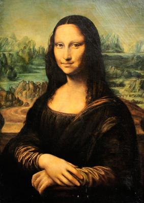 Hamza D. Ákos: Mona Lisa - Leonardo da Vinci után