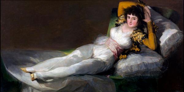 Francisco Goya: A felöltözött Maja, 1800.