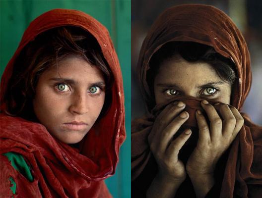 Steve McCurry: Afgán lány