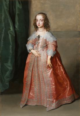 Anthonis van Dyck: Stuart Maria Henrietta (1631-1660) esküvői portréja