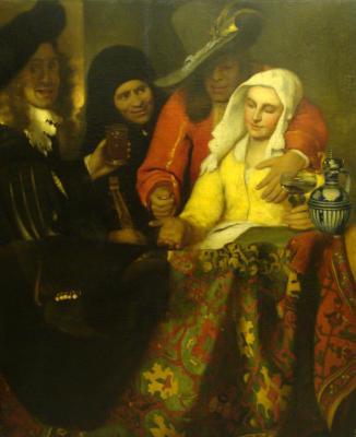 Balló Ede (1859–1936): Másolat Jan Vermeer után, 1913