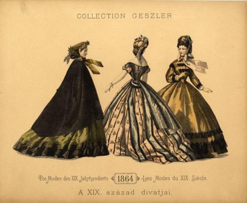 Geszler kollekció,1864-es viselet