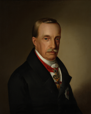 Anton Einsle (1801-1871): József nádor arcképe. 1840. Olajfestmény