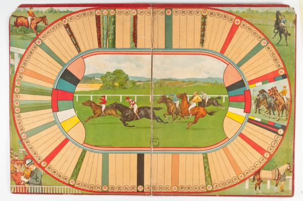 Lóverseny - Társasjáték az 1930-as évekből