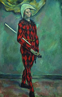 Paul Cézanne: Harlekin, 1880-90.