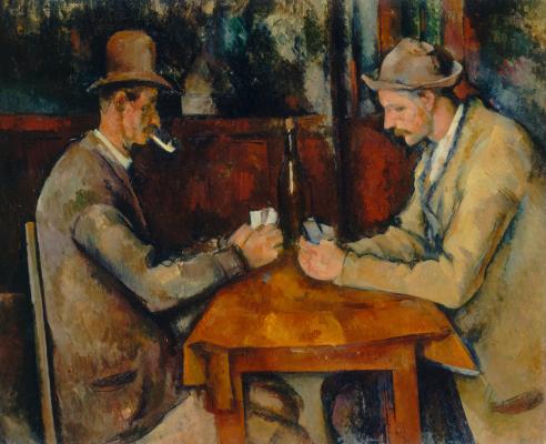 Paul Cezanne: Kártyázók, 1893–1896 körül