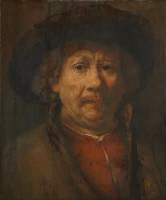 Rembrandt Harmensz. van Rijn: Önarckép, 1657 körül, Kunsthistorisches Museum Wien, Gemäldegalerie