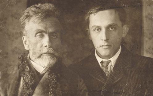 Apa és fia: Stanislaw Witkiewicz és Witkacy, 1910-es évek eleje Apa és fia: Stanislaw Witkiewicz és Witkacy, 1910-es évek eleje