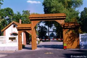 The entrance of the park