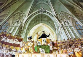 J. L. Kracker: Trident, ceiling fresco, 1778.