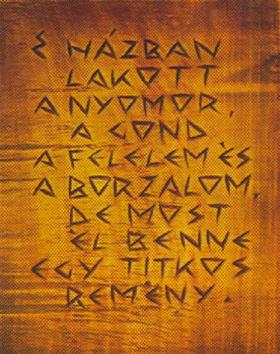 In this house -The wood carving of Németh Kálmán 