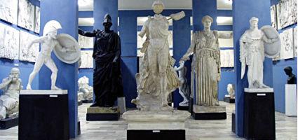 Inside the museum
