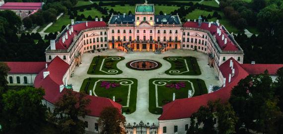 Esterházy Kastélymúzeum, légifotó