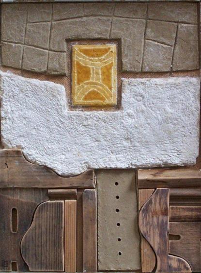 Birkás István: Okkerjeles kép, 2010