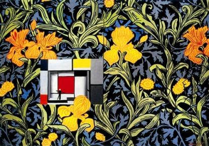 Koncz András, Matisse egy nőről beszél. 2001. olaj, vászon, 150x200cm