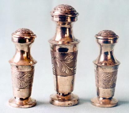 Ismeretlen mester: Fűszertartók, Bécs, 1807. Ismeretlen mester: Fűszertartók, Bécs, 1807.