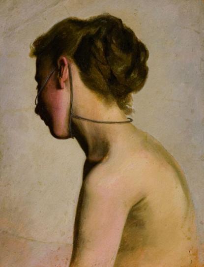 Markus Schinwald: Lavinia, 2007 Oil on canvas 29 x 37 cm Markus Schinwald: Lavinia, 2007 Oil on canvas 29 x 37 cm